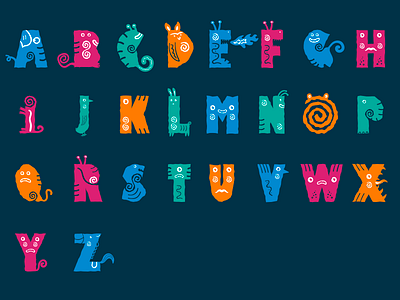 alphabet ai alphabet design font ps