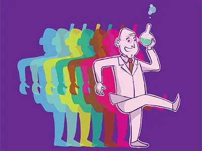 Dr.Hoffmann doctor editorial illustration historic hoffmann illustrator lsd save the date