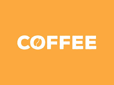 Coffee bean brown coffee latte light logo