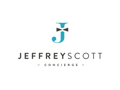 JS - Concept 1 bowtie concierge icon j logo monogram serif