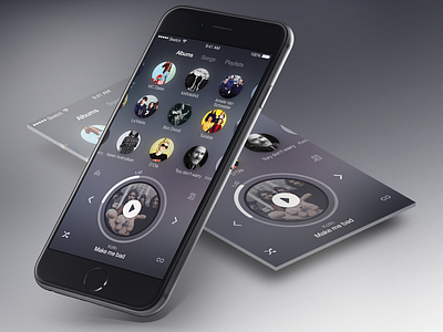 Music Player app app application ios music player