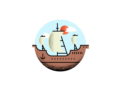 Pirate Ship boat illustration pirate pirate ship sea ship