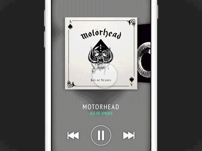Album Scroll Interaction framerjs music prototype