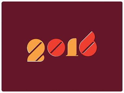 Sweet 2016 16 2016 character erik wagner nye red sixteen texture typography warm