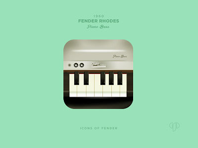 Fender Rhodes app icon app icon digital design icon design ios ui