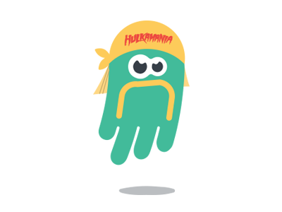 Ghosty Rebound Hulk ghost hulkamania mascot