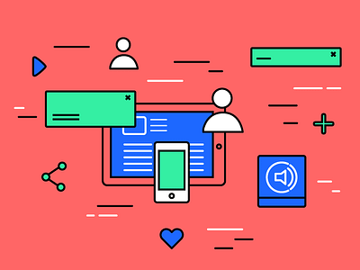 Icons Ads | Spotify LatAm art branding clean design digital flat icon icons illustration line music vector