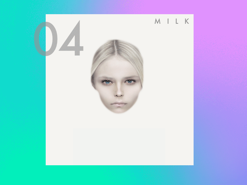 Milk 04 enter futura gaze gradient milk stare