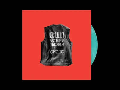 Run the Jewels - Get It Album Art album art rtj run the jewels vinyl