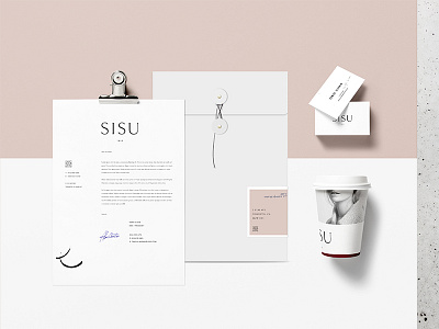 Sisu1910 Mocks branding ecommerce fashion mockups pink stationary