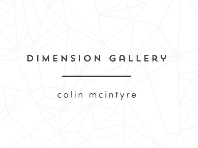 Dimension Pattern. branding crystals dimension pattern