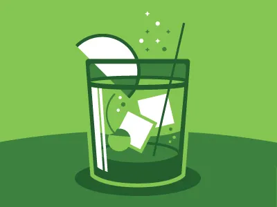 Cocktail Illo alcohol cocktail illo illustration old fashioned