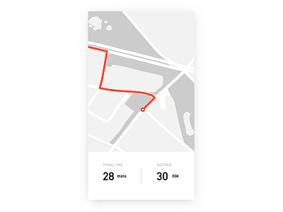 Location Tracker city light location map position tracking ui ux
