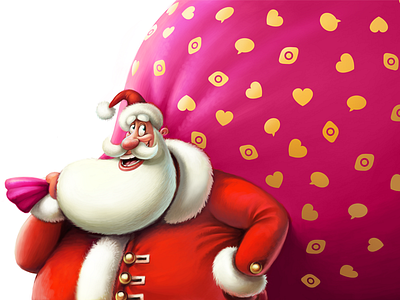 Merry christmas dribbblers! santa