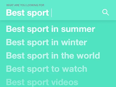 Daily Ui #022 - Search