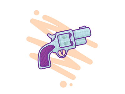 Gun design etc graphic design gun illustration illustration design pistol texture vector