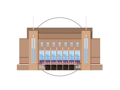 Liverpool - Philharmonic Hall architecture building geometric hall liverpool miniature philharmonic tim smith