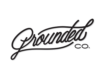 Grounded Concept apparel fashion grounded handlettering lettering logotype nevada reno streetwear typography