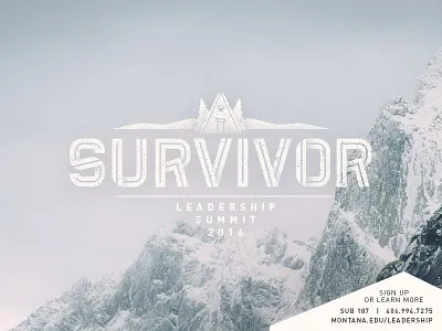 Survivor leadership montana retreat state summit title university