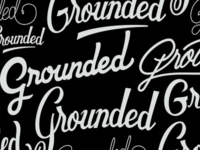 Grounded Lettering Concepts apparel fashion grounded handlettering lettering logotype nevada reno streetwear typography