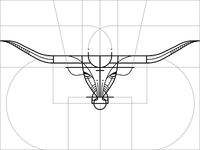 Longhorn bull head longhorn