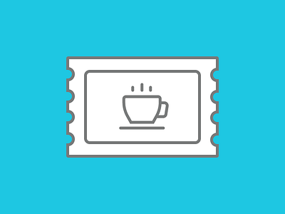 Coffee Invite coffee cup hot icon invite line meetup outline