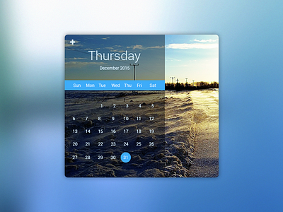 Winter Date Ui blog design mobile photoshop psd ui uikits weather website