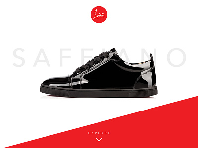 E-Commerce Landing Page clean design fashion landing minimalistic page product simple trainers ui visual web