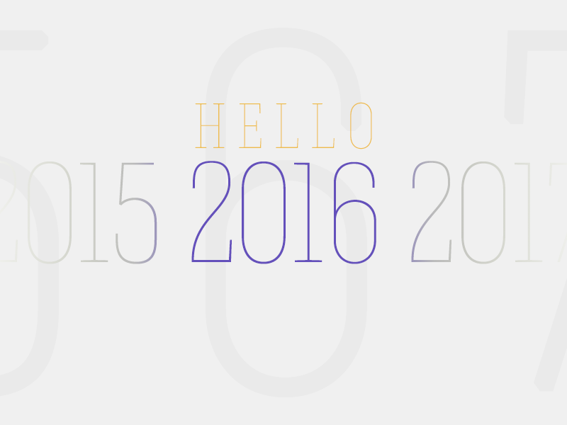 Hello 2016 2016