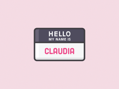 Hello Dribbble! debut hello icon name tag new