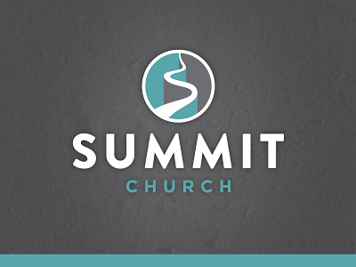 Summit Church branding church faith icon identity kingdom focused line logo summit