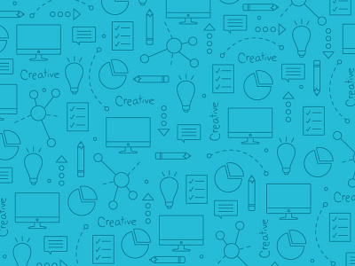 Icon Pattern blue icons pattern