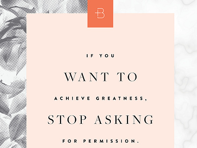 Inspirational Poster Project layout poster