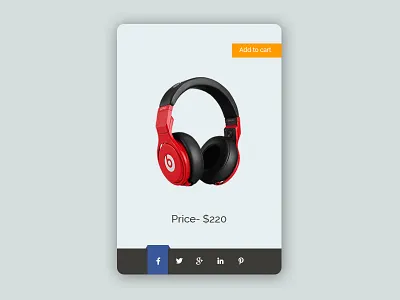DailyUI #010 - Social Share 010 apps design dailyui share button social share ui user experience user interface ux web element