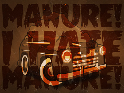 Back to the Future Biff's Car - 2 automobile back to the future brown car ford grunge monochromatic movie vintage