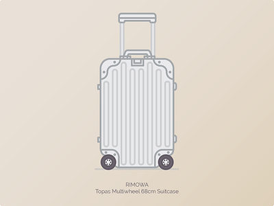 Rimowa Topas Multiwheel Suitcase bags branding duffle graphic illustration luggage rimowa