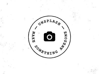 Make Something Awesome badge clean makeday minimal simple stamp typography unsplash
