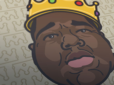 Rap Heads pt 4 - The Notorious B.I.G. biggie biggie smalls hip hop illustration king music notorious big rap