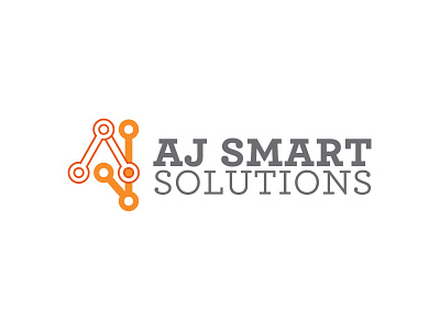 AJ Smart Solutions logo it logo tech