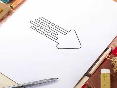 Branding - New Logo (WIP) arrow brand branding creative drawing logo logo design wip