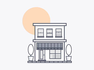 New Year's Resolution: Illustrate More art building design drawing illustration storefront ui ux vector