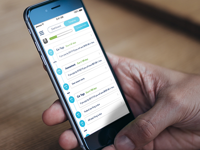Gov2Go app application blue ios timeline