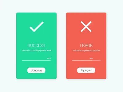 DailyUI #011 - Flash Message (Error/Success) 011 apps design dailyui error flash message message success ui user experience user interface ux web element