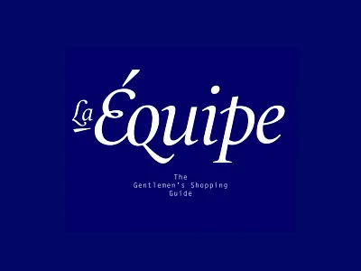 LaeÉuipe fashion gentlemen logo