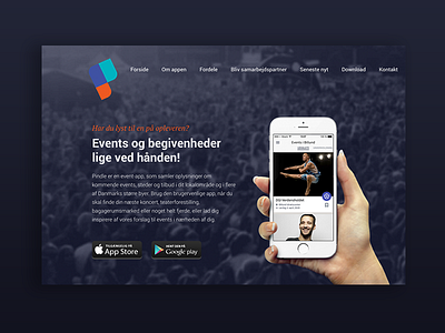 Pindle app events landingpage pindle website