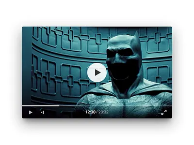 Video Player 057 57 dailyui player video