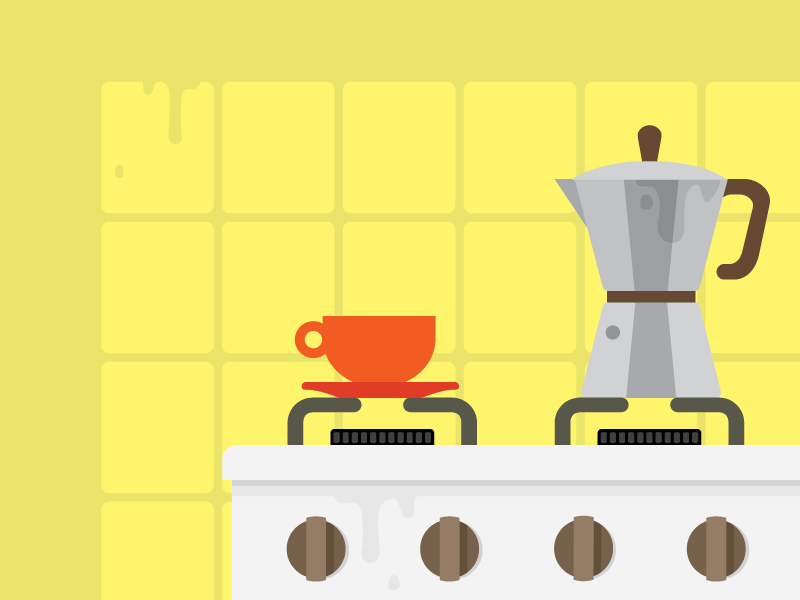 coffee maker anim coffee maker gif vector