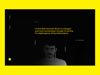 Personal Portfolio 2016 2016 design porfolio site vincit web works yellow