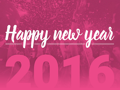 Happy New Year 2016! 2016 fonts happy new year new year year