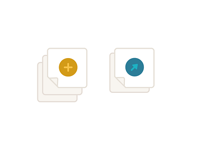 Integrations arrow icon plus squares stacks